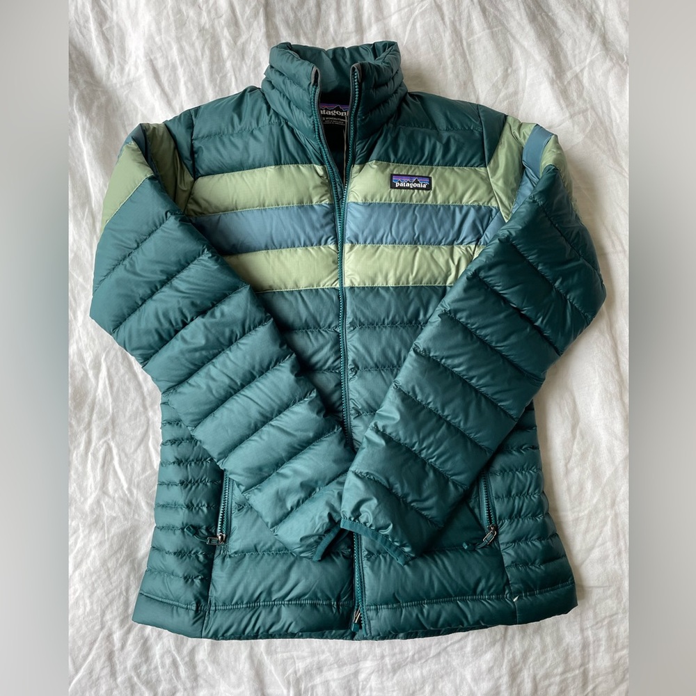 Patagonia Down Sweater Green W XS NWT